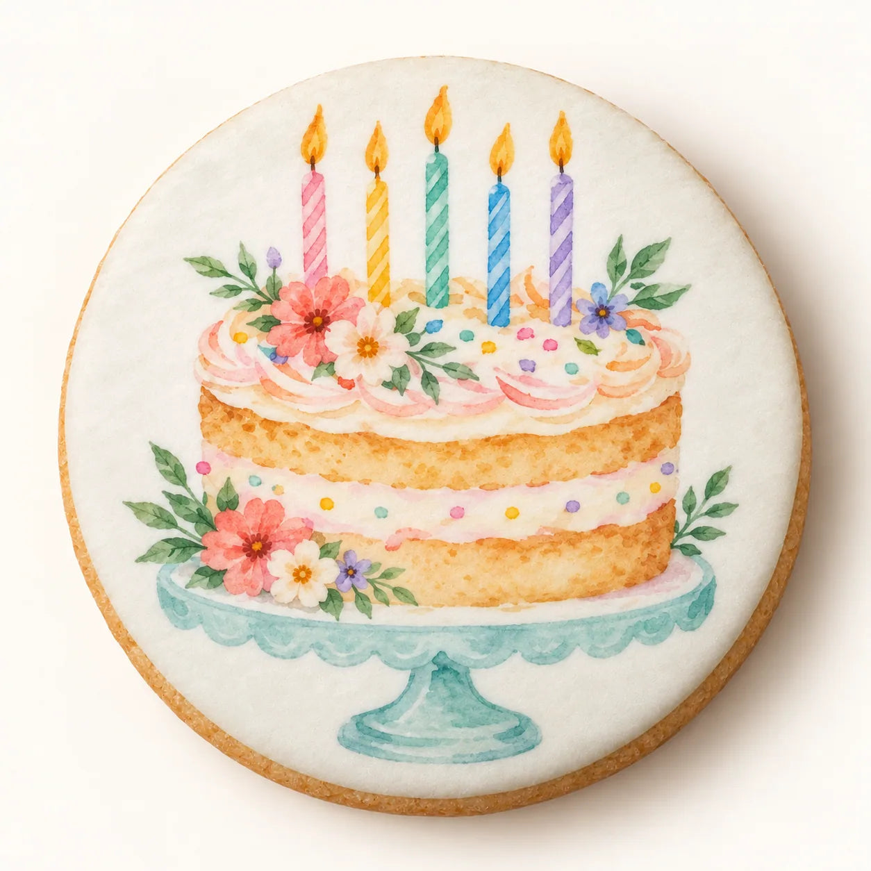 Birthdays personalized cookie designs